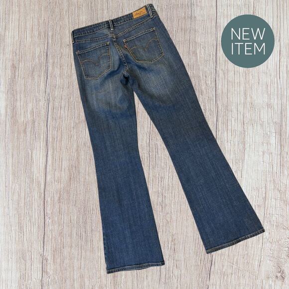 Levi’s Y2K Demi Curve Classic Bootcut Jeans Women’s 8/29 Dark Wash Stretch w07 - Picture 4 of 5